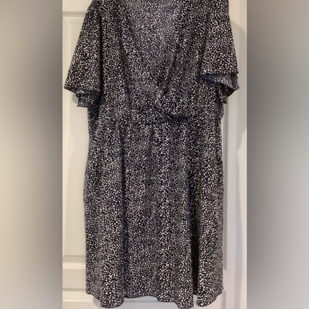 NEMIDOR Black and White sundress- Size 20